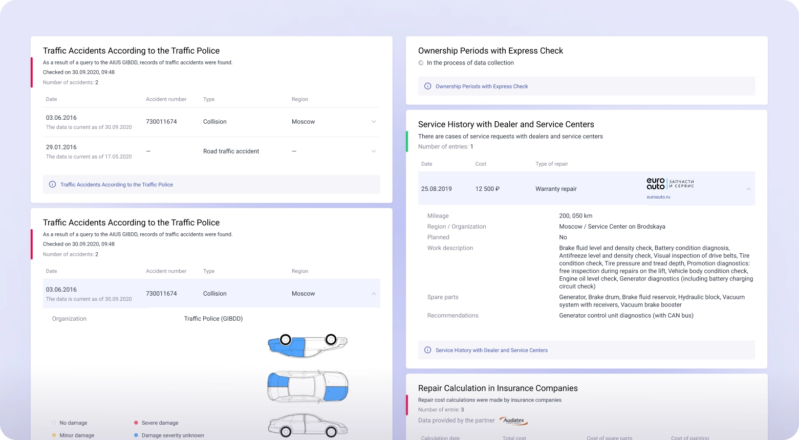 Spectrum Reports Screenshot